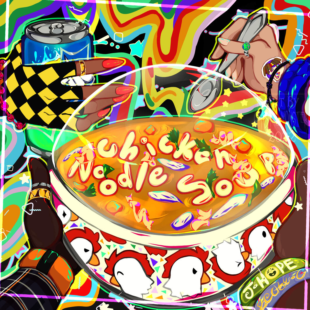 CNS_chicken noodle soup [ 8x8 ]